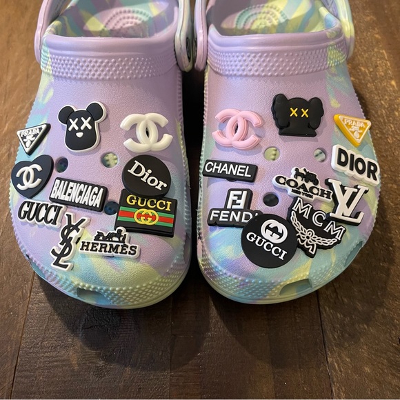 COPY - 20 Piece Designer Logo Crocs Charms Set - Buy 3 of More Get 50% OFF - Picture 4 of 4